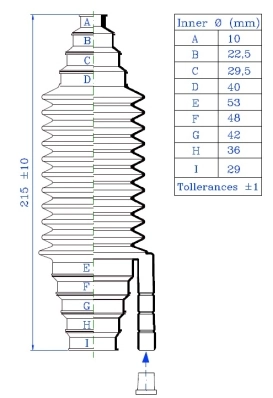  Fuelle dirección Volkswagen Caddy 2