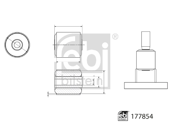 Silentblock amortiguador trasero para Mercedes E  W213