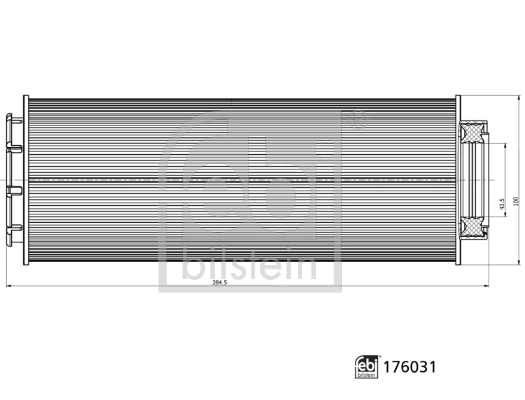 Filtro combustible Febi 176031 precio, desde 42,53 EUR