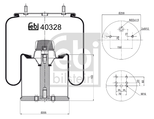 Comprar 940MB Continental/Siemens Bolsa neumática del eje