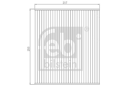 173280 Febi Filtro antipolen