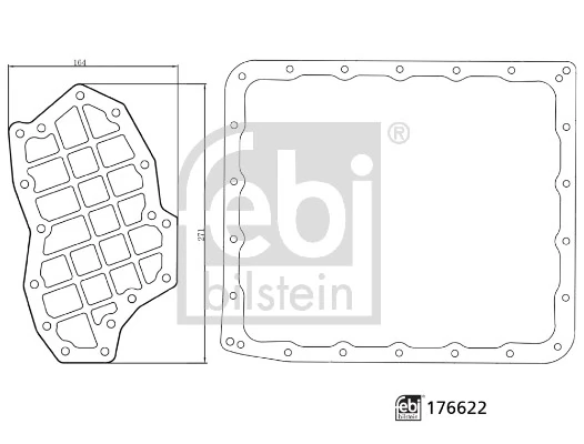 176622 Febi Filtro hidráulico transmisión automática
