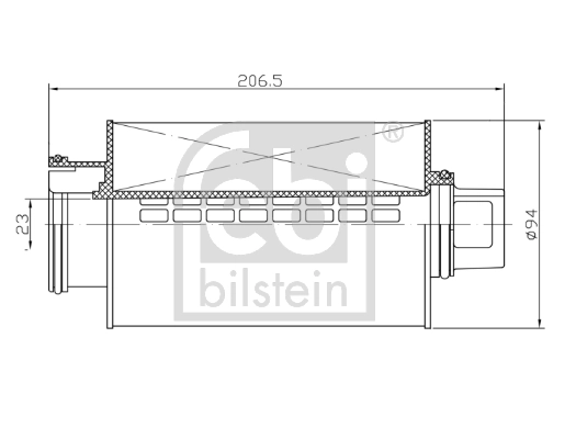 172620 Febi Filtro de ventilación del cárter