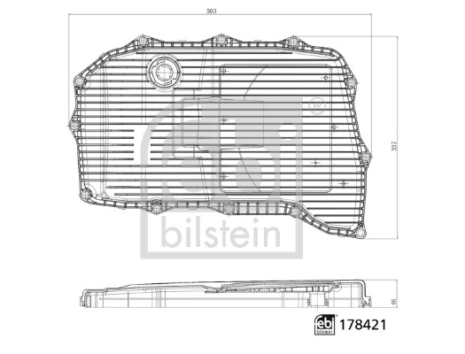 Cárter de aceite de la transmisión automática Febi 178421 precio, desde 90,15 EUR