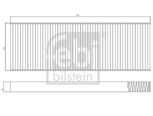 173019 Febi Filtro antipolen