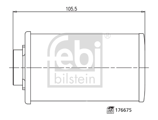 176675 Febi Filtro hidráulico transmisión automática