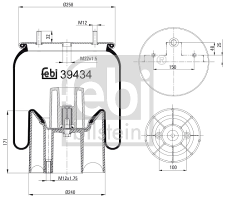 Comprar 4157NP14 Continental/Siemens Bolsa neumática del eje