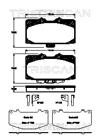 986494398 Bosch Pastillas delanteras