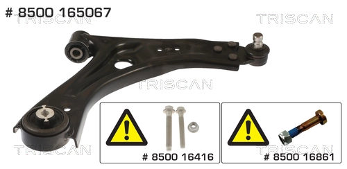 TC4545 Delphi Brazo inferior derecho de la suspensión delantera