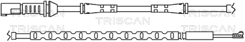 Sensor de desgaste de las pastillas de freno delanteras para BMW 5  F10