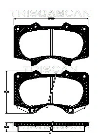 Pastillas freno delanteras Toyota Hilux pick-up (KUN15) (2005 - 2012) precio, desde 26,71 EUR