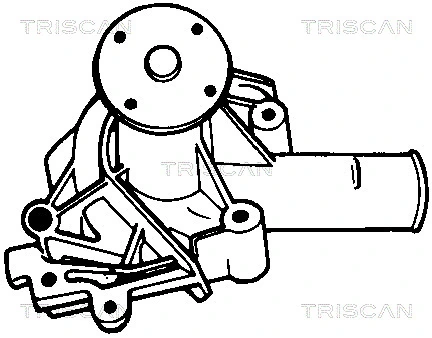 Bomba refrigerante coche para Mitsubishi L 300  L03P