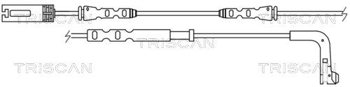 Sensor de desgaste de las pastillas de freno delanteras para BMW 1  E81