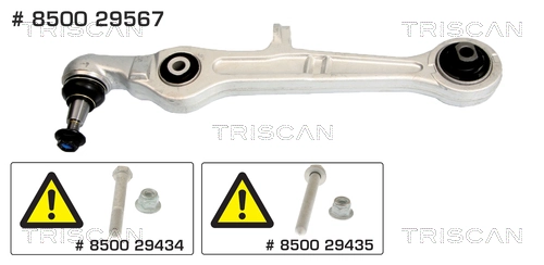 Brazo inferior izquierdo/derecho de suspensión delantera INA 821034810
