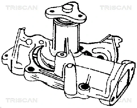 Bomba refrigerante coche para Mazda 323 F IV BG
