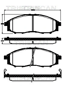 41060VK190 Hyundai/Kia Pastillas delanteras