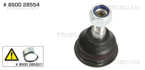  Rótula inferior de suspensión Citroen C4 1