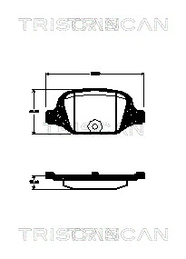 Comprar 1618111480 Peugeot/Citroen Pastillas de freno traseras