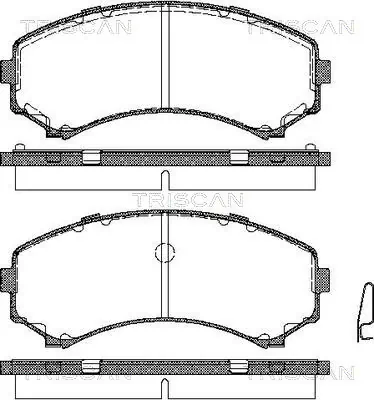 897287263 Isuzu Pastillas delanteras