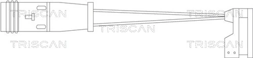 Sensor de desgaste de pastillas de freno delantero derecho Mercedes E sedán (W211) (2002 - 2008) precio, desde 3,66 EUR