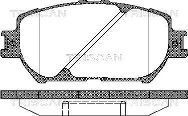 Pastillas delanteras para Toyota Camry V V30