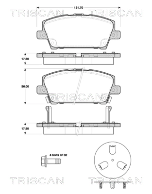 Comprar Pastillas de freno Honda Civic VIII FK, FN