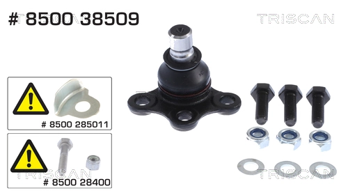 Rótula inferior de suspensión para Peugeot 208 I CA, CC