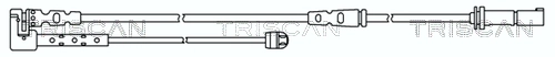 Sensor de desgaste de pastillas de freno delantero izquierdo para BMW 2 Active Tourer F45