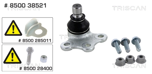 Rótula inferior de suspensión Citroen C-Elysee sedán (2013 - 2026) precio, desde 11,06 EUR