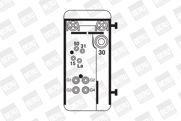 Relé de bujías incandescentes para Mercedes E  T124