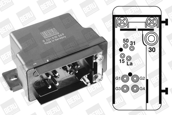 Comprar Relé de los calentadores Mercedes E  T124