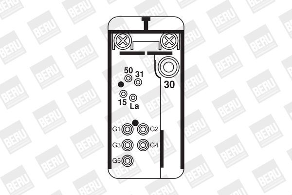 Relé de bujías incandescentes para Mercedes Bus 207-310  602