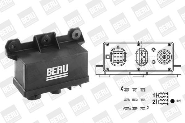 Comprar GR067 Beru Caja precalentamiento bujias