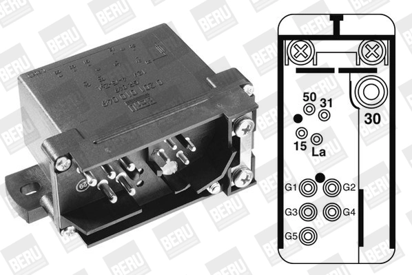 Comprar Relé de los calentadores Mercedes Bus 207-310  602