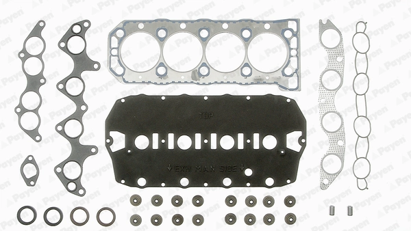 ZUA000080 Land Rover Juego de juntas superiores de motor