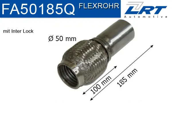 Tubo flexible de escape para Opel Omega 25, 26, 27