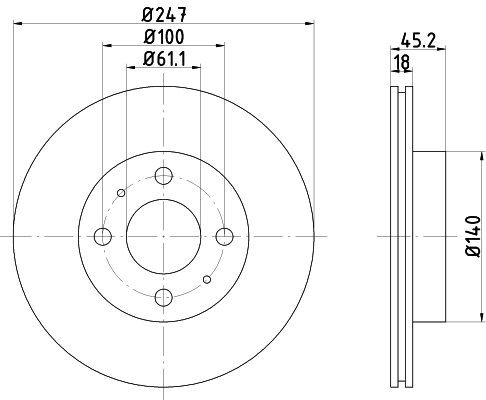 Comprar Freno de disco delantero Sunny III N14