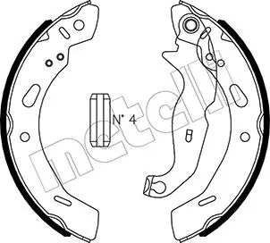 Zapatas de freno traseras Mazda 2  (DL, DJ)