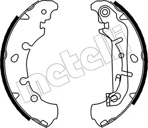 Zapatas de freno para Ford Fiesta 