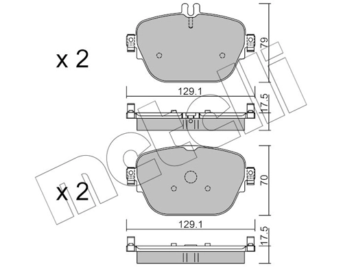 Pastillas traseras CLS  coupé (2017-2026) original desde 61,56 €