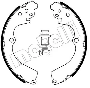 Zapatas de freno traseras Subaru Impreza I (GF)