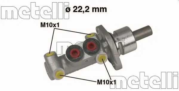 Cilindro principal de freno Golf III descapotable (1993-1998) original desde 38,40 €