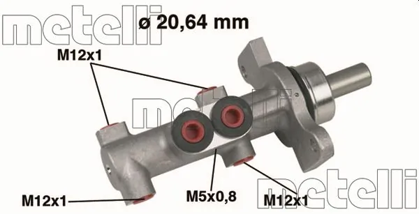 Cilindro maestro de frenos para Citroen C8 EA, EB