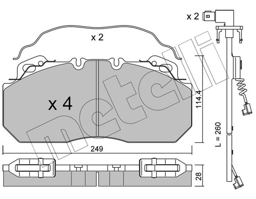 Pastillas de freno para Renault Trucks MAGNUM