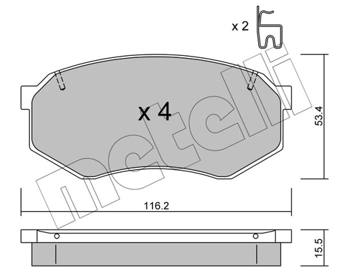 Comprar Pastillas de freno Mitsubishi Galant IV A16