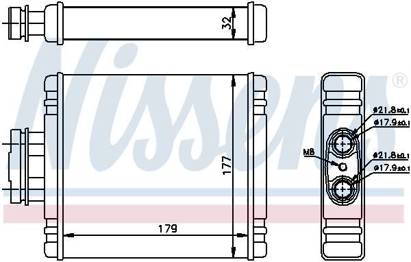 Calefactor Nissens 73654