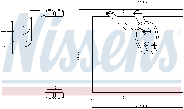 90X2P81 Polcar Evaporador, aire acondicionado
