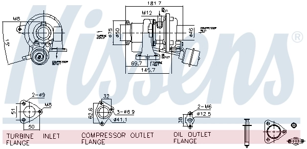 Turbocompresor Mercedes A hatchback (W168) (1997 - 2004) precio, desde 132,46 EUR