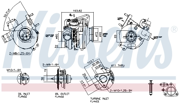 Turbo Nissens 93055