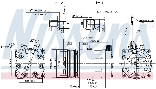 Compresor climatizador para MAN TGX I 